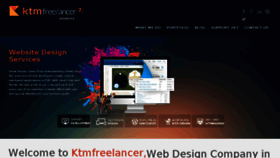 What Ktmfreelancer.com website looked like in 2016 (8 years ago)