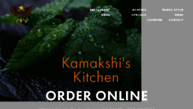 What Kamakshiskitchen.com website looked like in 2016 (8 years ago)