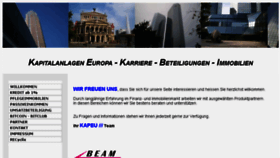 What Kapeu.de website looked like in 2016 (8 years ago)
