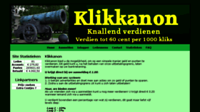 What Klikkanon.nl website looked like in 2016 (8 years ago)