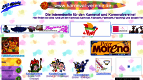What Karneval-vereine.de website looked like in 2016 (8 years ago)