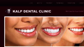 What Kalpdentalclinic.com website looked like in 2016 (8 years ago)