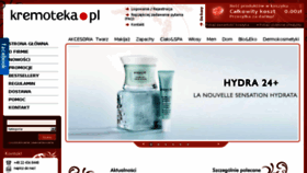 What Kremoteka.pl website looked like in 2016 (8 years ago)