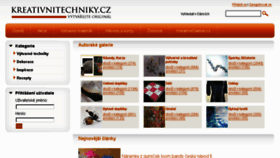 What Kreativnitechniky.cz website looked like in 2016 (8 years ago)