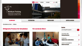 What Klinikum-freising.de website looked like in 2016 (8 years ago)