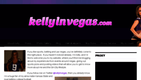 What Kellyinvegas.com website looked like in 2016 (8 years ago)
