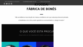 What Kyoodai.com.br website looked like in 2016 (8 years ago)