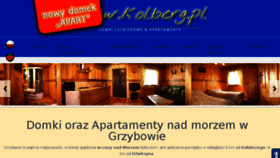 What Kolberg.pl website looked like in 2016 (8 years ago)