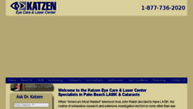 What Katzeneyecare.com website looked like in 2016 (8 years ago)
