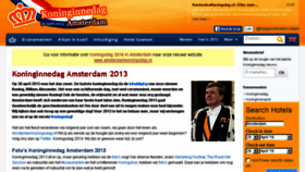 What Koninginnedagamsterdam.nl website looked like in 2016 (8 years ago)