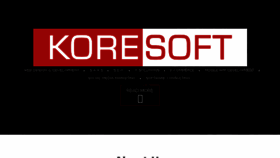 What Koresoft.in website looked like in 2016 (8 years ago)