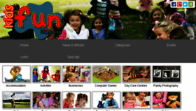 What Kids-fun-sa.co.za website looked like in 2016 (7 years ago)