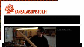 What Kansalaisopistot.fi website looked like in 2016 (8 years ago)