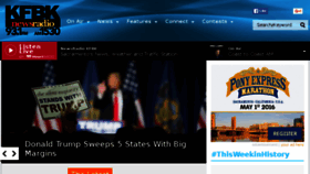What Kfbk.com website looked like in 2016 (9 years ago)
