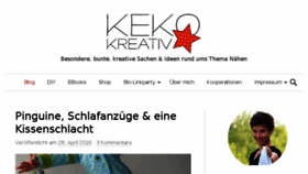 What Keko-kreativ.de website looked like in 2016 (8 years ago)