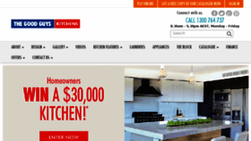 What Kitchens.thegoodguys.com.au website looked like in 2016 (8 years ago)
