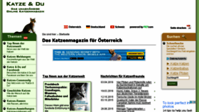 What Katze-und-du.at website looked like in 2016 (8 years ago)