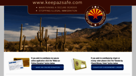 What Keepazsafe.com website looked like in 2016 (8 years ago)