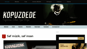 What Kopuzdede.com website looked like in 2016 (8 years ago)