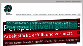 What Kirche-im-bistum-aachen.de website looked like in 2016 (8 years ago)