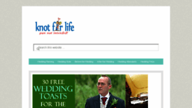What Knotforlife.com website looked like in 2016 (7 years ago)