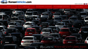 What Koreanvehicles.com website looked like in 2016 (8 years ago)