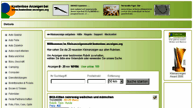 What Kostenlose-anzeigen.org website looked like in 2016 (8 years ago)