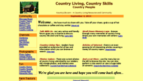 What Kountrylife.com website looked like in 2016 (7 years ago)