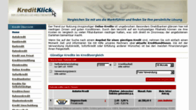 What Kreditklick.com website looked like in 2016 (8 years ago)