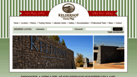 What Kelderhof.co.za website looked like in 2016 (8 years ago)