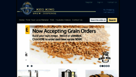 What Kegking.com.au website looked like in 2016 (8 years ago)