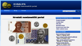 What Kunalipa.com website looked like in 2016 (8 years ago)