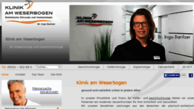 What Klinik-am-weserbogen.de website looked like in 2016 (7 years ago)