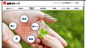 What Kanehide.co.jp website looked like in 2016 (9 years ago)
