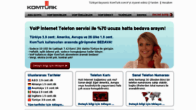 What Komturk.com website looked like in 2016 (7 years ago)