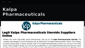 What Kalpa-pharmaceuticals.blogspot.com website looked like in 2016 (8 years ago)