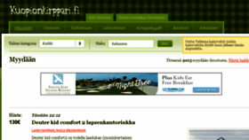 What Kuopionkirppari.fi website looked like in 2016 (7 years ago)
