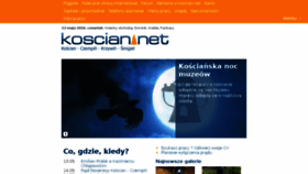 What Koscian.net website looked like in 2016 (9 years ago)
