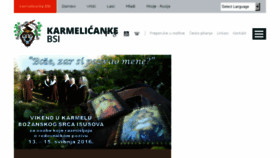 What Karmelbsi.hr website looked like in 2016 (7 years ago)