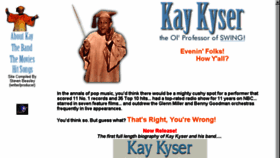 What Kaykyser.net website looked like in 2016 (7 years ago)