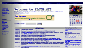 What Kloth.net website looked like in 2016 (7 years ago)