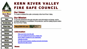 What Krvfiresafecouncil.org website looked like in 2016 (7 years ago)