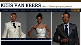 What Kees-van-beers.com website looked like in 2016 (7 years ago)