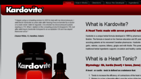 What Kardovite.com website looked like in 2016 (7 years ago)