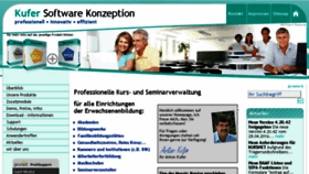 What Kufer.de website looked like in 2016 (7 years ago)