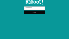 What Kahoot.it website looked like in 2016 (7 years ago)