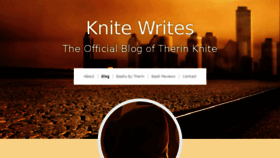 What Knitewrites.com website looked like in 2016 (7 years ago)