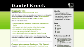 What Krook.net website looked like in 2016 (7 years ago)
