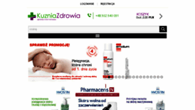 What Kuzniazdrowia.pl website looked like in 2016 (7 years ago)