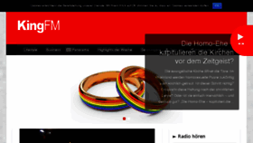 What Kingfm.net website looked like in 2016 (7 years ago)